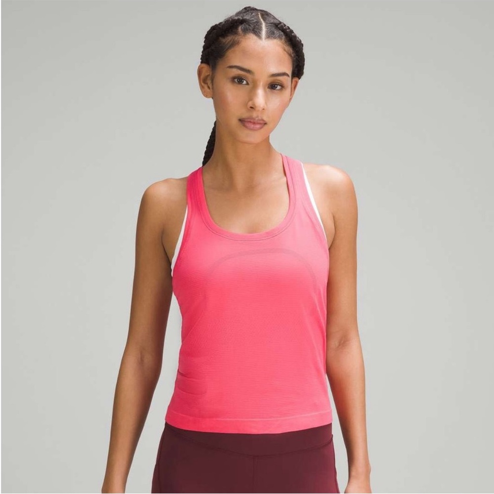 Lululemon Swiftly Tech Racerback Tank 2.0 Race Length | Sz 6 | Lip Gloss